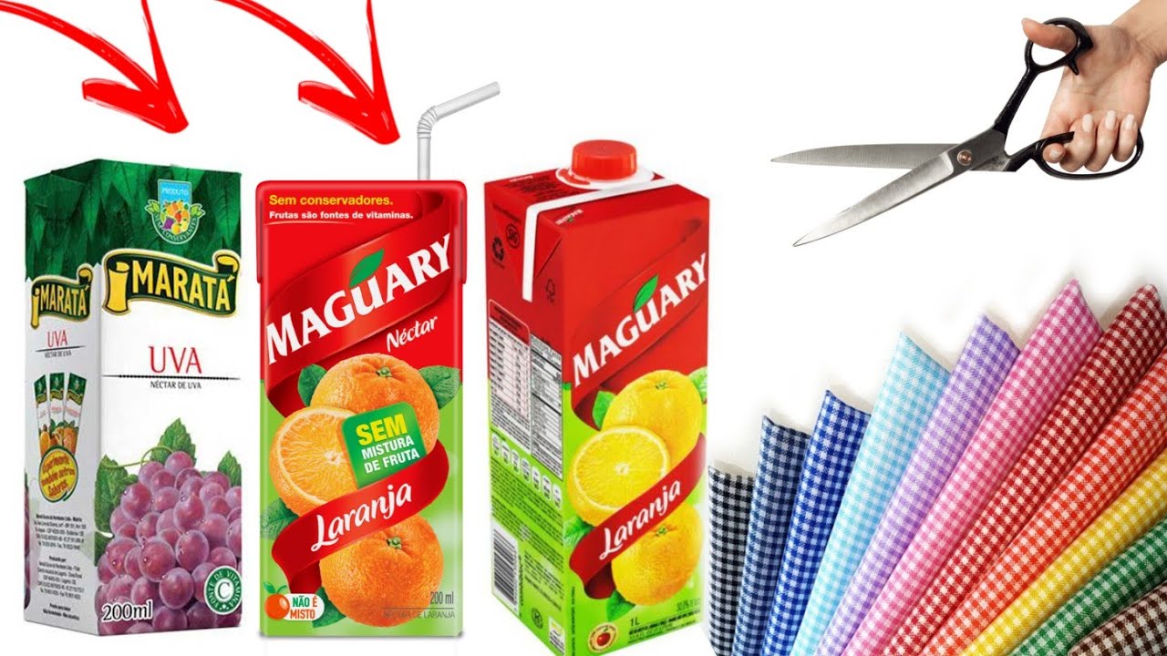 Ideias Lucrativas|| CAIXA DE SUCO Peso de porta