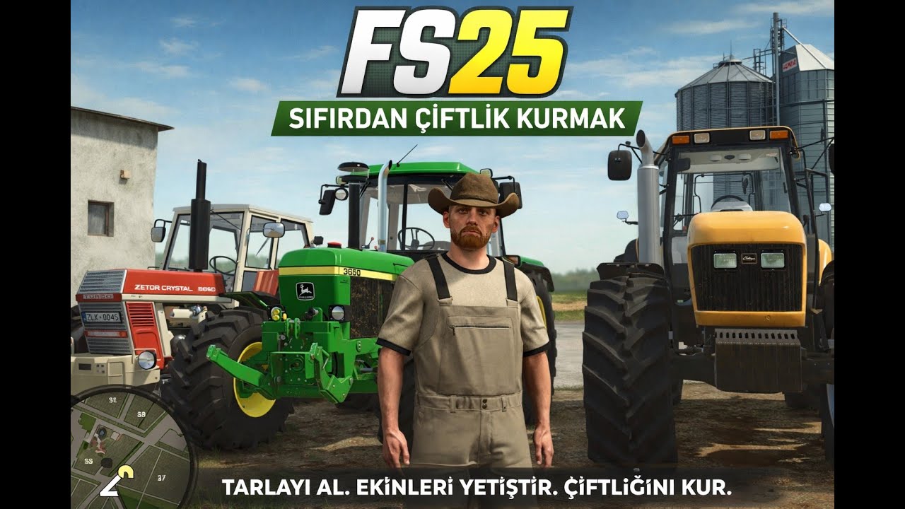 Farming Simulator 25 / Sıfırdan çiflik kuruyorum S1/1B