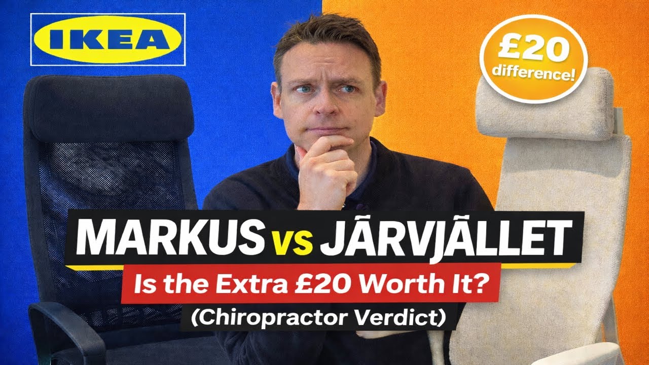 IKEA MARKUS vs JÄRVFJÄLLET – Is the Extra £20 Worth It? | Chiropractor Review