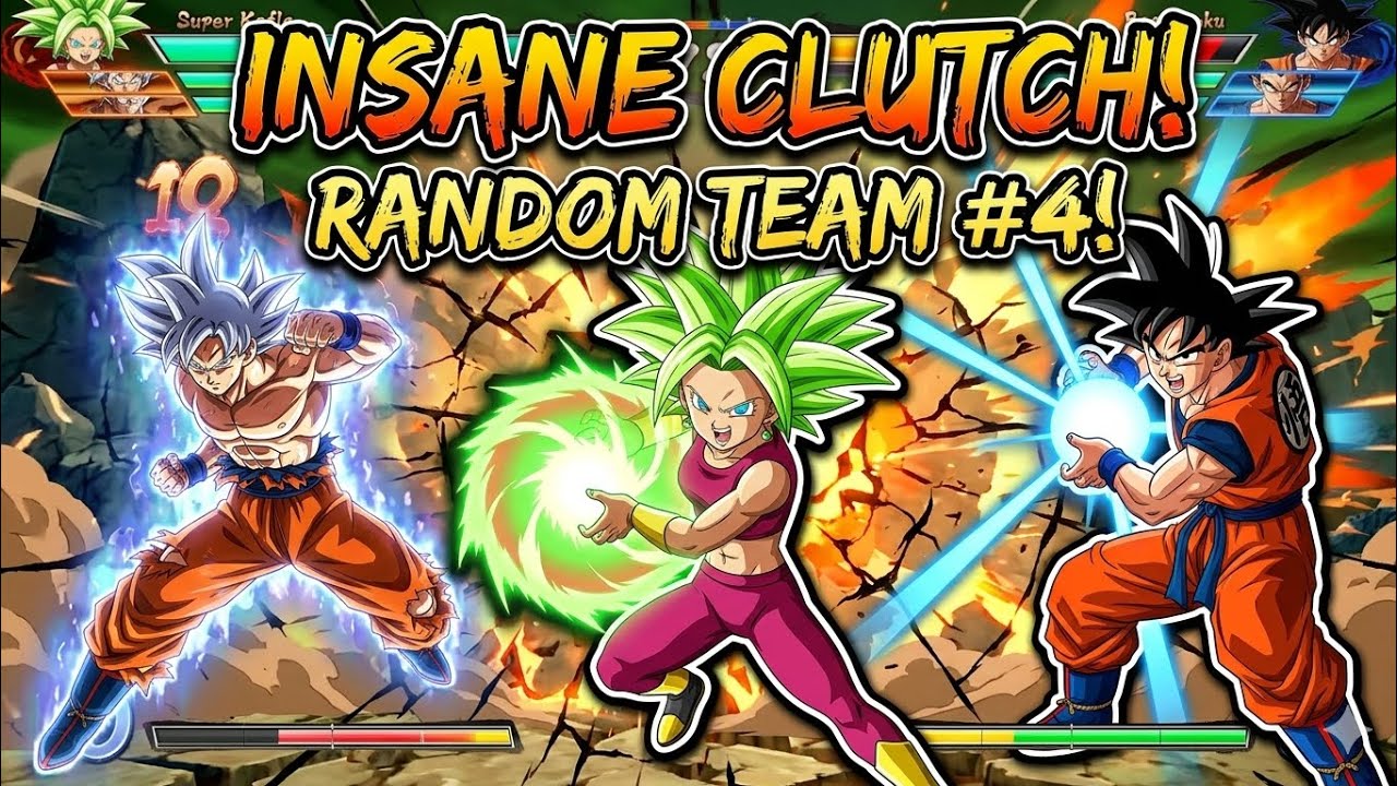 Top DBFZ Players Random Team Match #4 – Insane Clutch Moments!