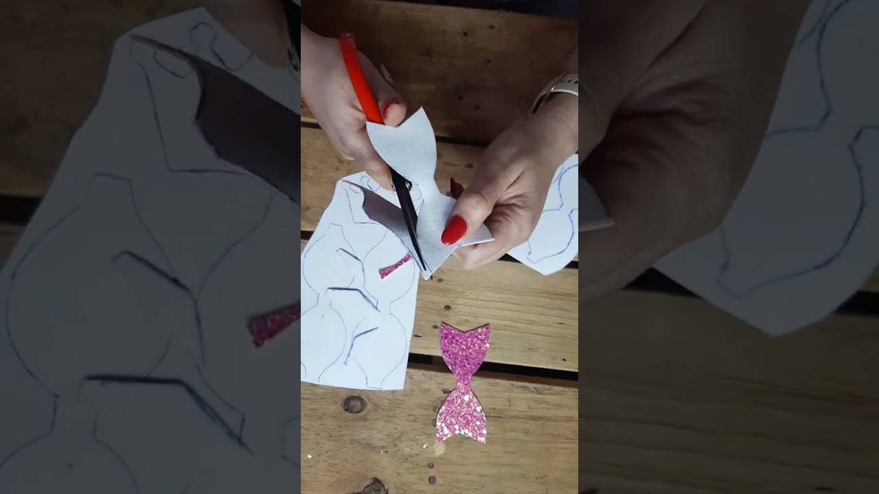 Como realizar un Moño Corona en vinil o cuerina, paso a paso.