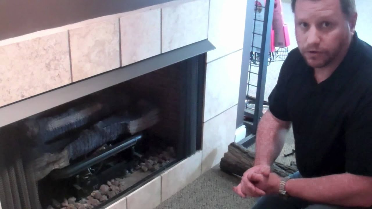 How to light gas log pilot lights. ~ Chattanooga, TN