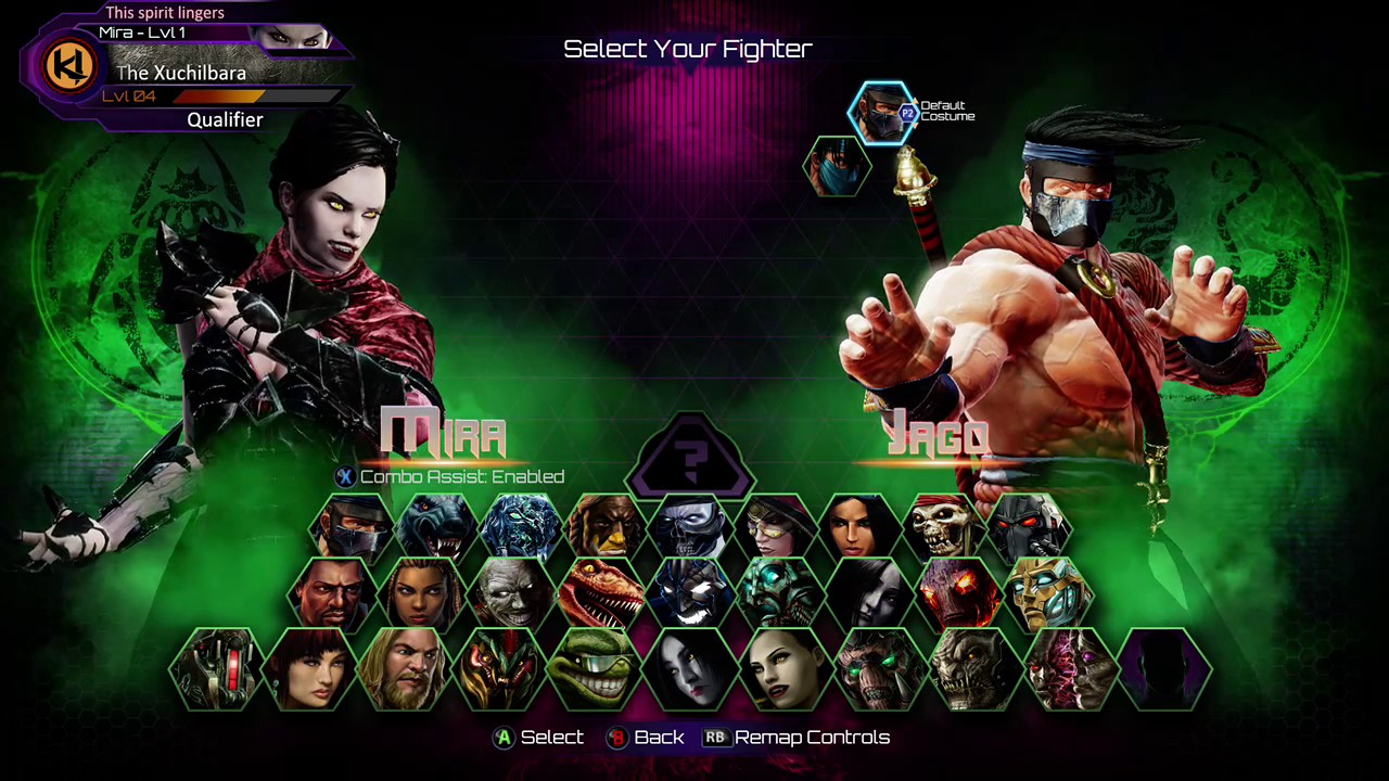 Killer Instinct season 3 character select music