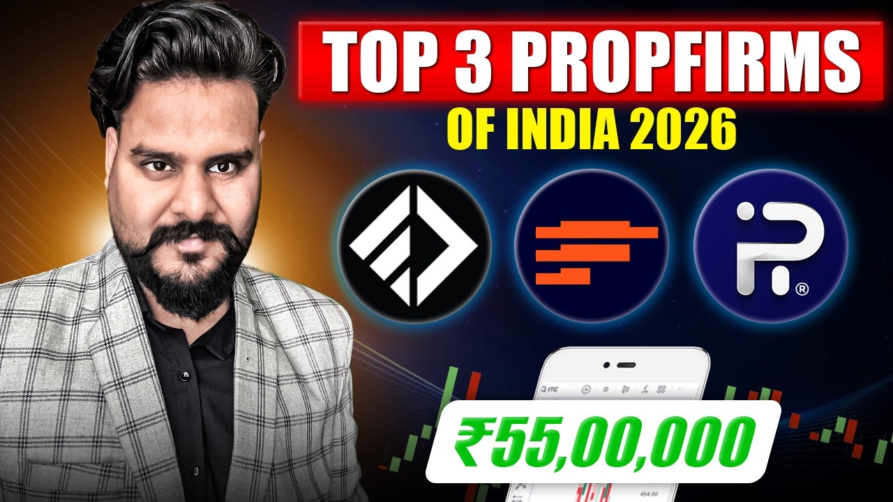 Top 3 Prop Firms in India 2026 🇮🇳 Get ₹80 Lakh Funding! | Trade Pradhan | Indian Stock Market Live