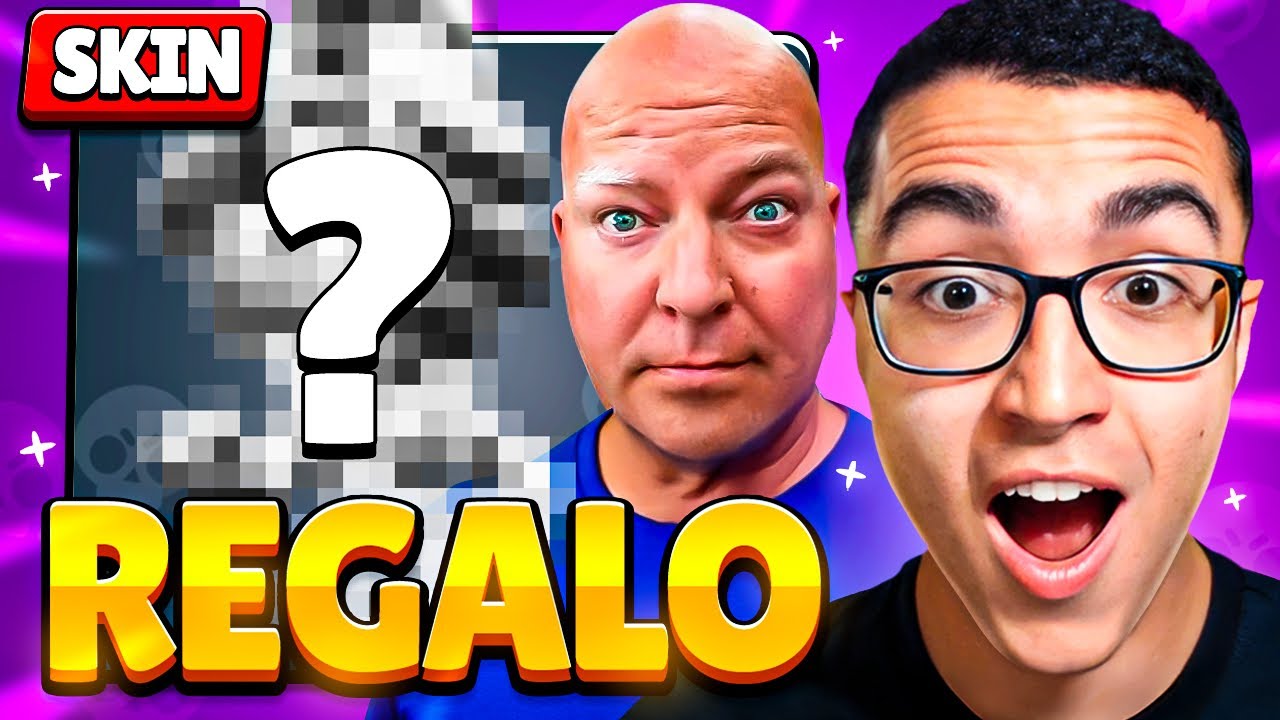 BRAWL STARS me REGALA la NUEVA SKIN de MR.P MUSCULOSO *HACE MEWING*