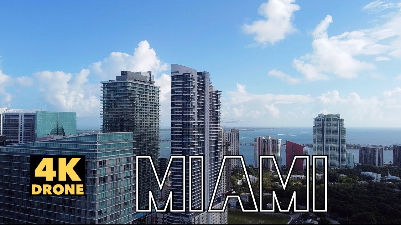 Brickell, Downtown Miami By Drone 2022 4K