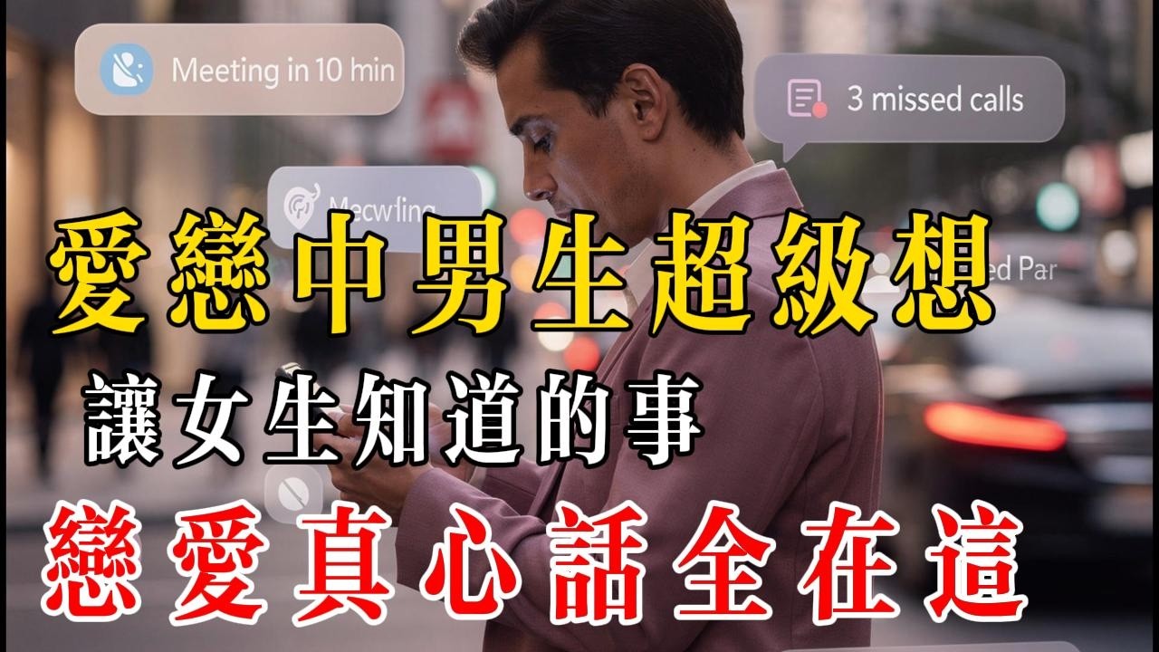 男生不說，卻希望你能懂的戀