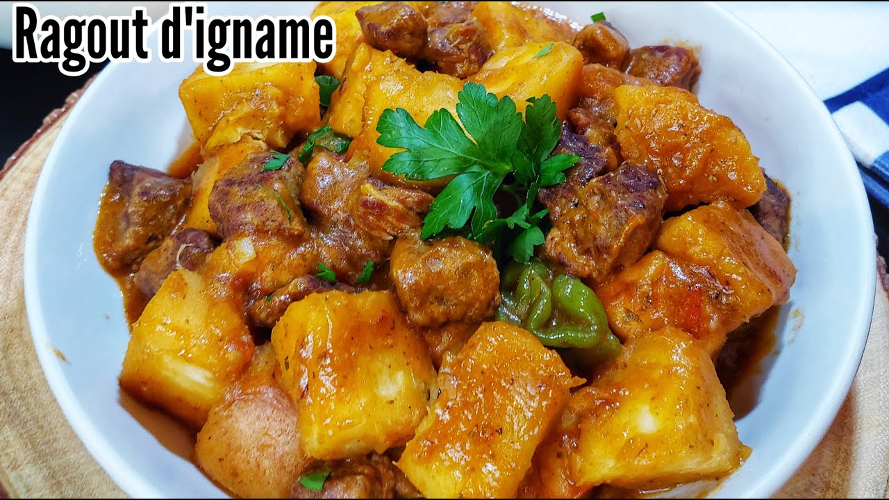 Une Façon Simple de Faire du Ragoût D'igname || Téba || Etéba || Yam Porridge