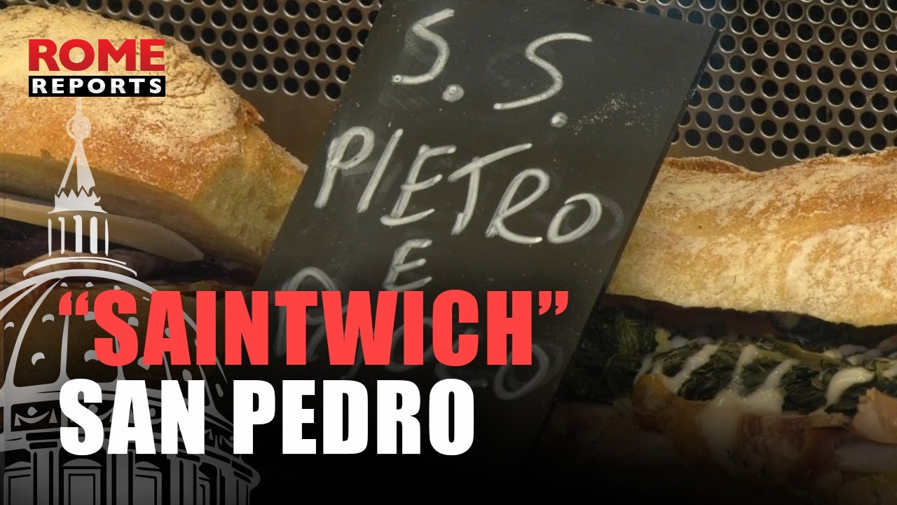 San PEDRO, San Pablo o San Antonio ya tienen su propio SAINTWICH al lado del VATICANO