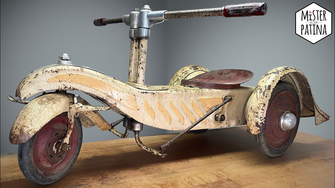 Реставрация французской гребной машины 1920-х годов | 'L´ETOILE CYCLO'