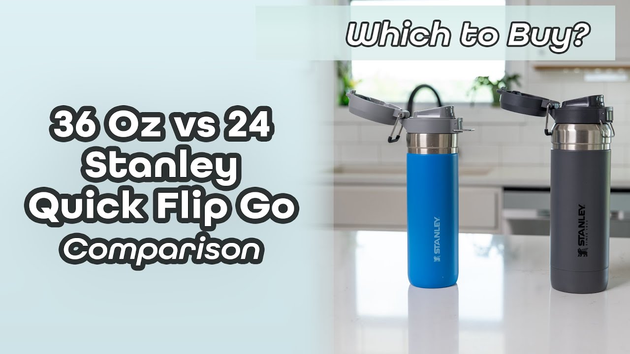 Kt&oacute;rą kupić? Por&oacute;wnanie butelek na wodę Stanley Quick Flip Go o pojemności 36 uncji i 24 uncji