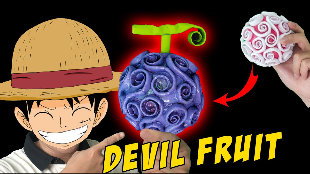 Как сделать дьявольский фрукт из бумаги One Piece своими руками