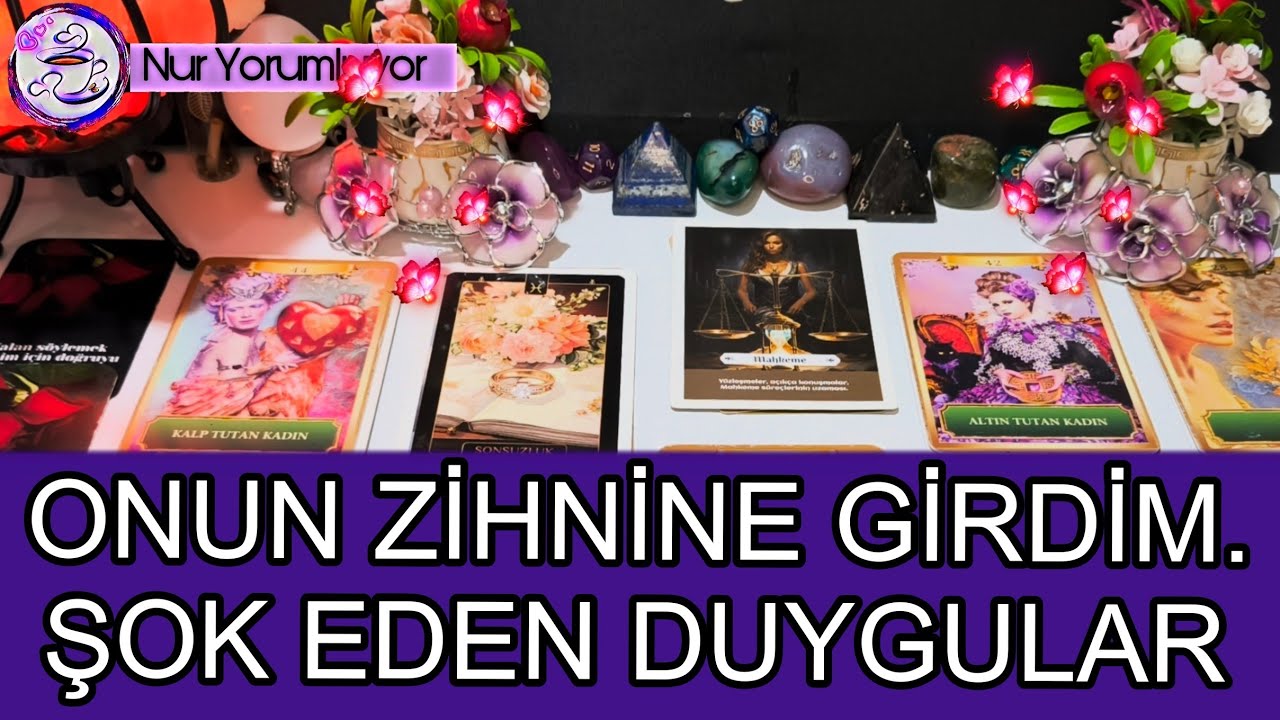 KALBİNDEKİ KİŞİYE NİYET ETTİM‼️SANA KARŞI DUYGU ❤‍🔥 DÜŞÜNCE 💯 ZİHİN OKUMASI #tarot #keşfet