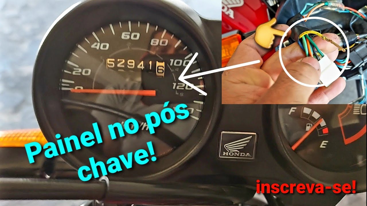 Como ligar o painel da titan 150 no pós chave. Veja come é fácil!