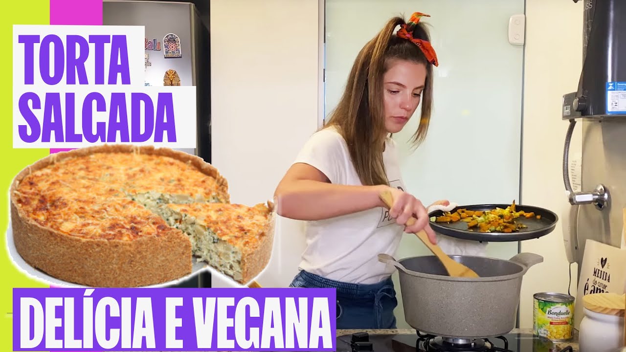 TORTA SALGADA BEM LEVE SIMPLES E RÁPIDA