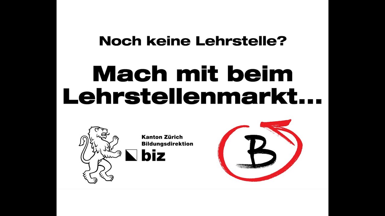 Lehrstellenmarkt Flughafen Z&uuml;rich 2021