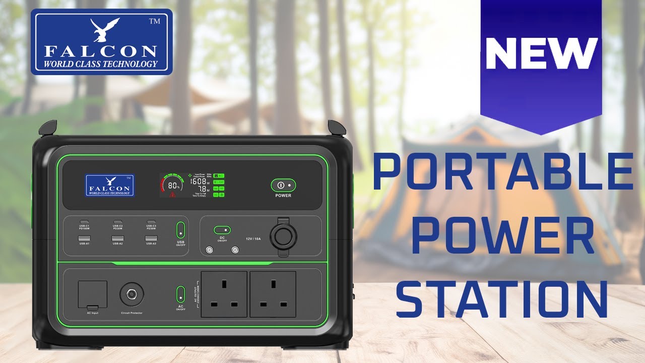 Introducing the NEW Falcon 1200W Power Station, for all your portable off-grid needs