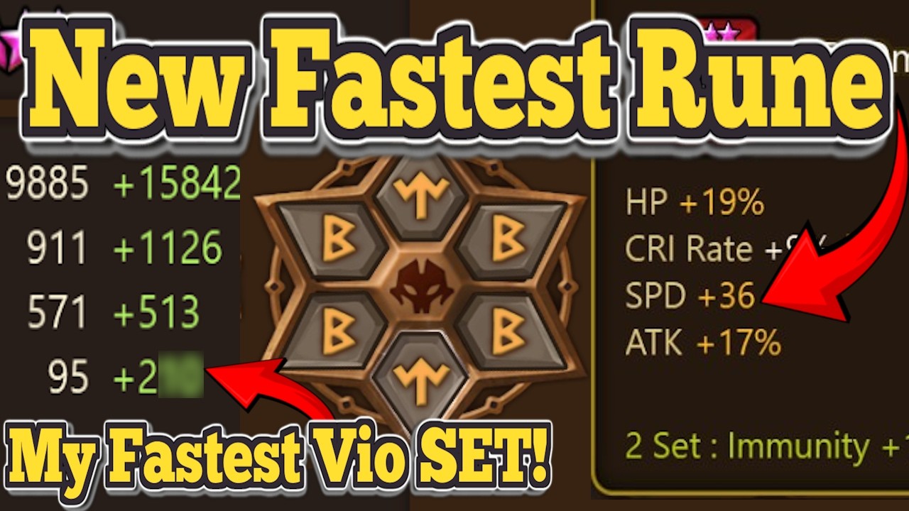 This 36 Speed Rune Gave A MASSIVE SPEED UPGRADE! - Summoners War