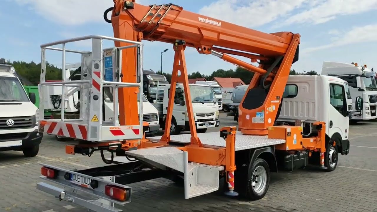 nissan Cabstar Podnośnik Koszowy 20m   Rutman TBR 200 duetduda.pl