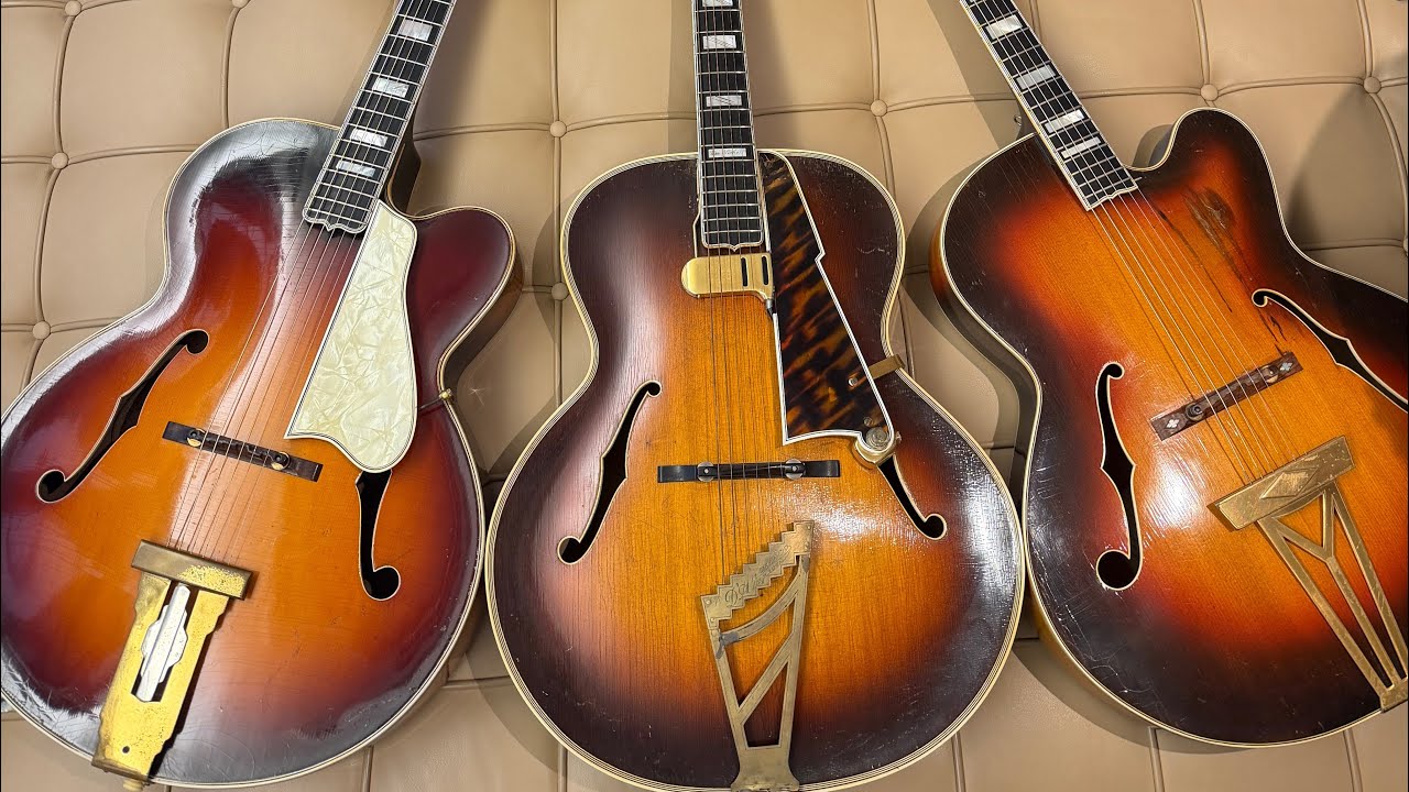 Comparing 1930 Gibson L5P vs D’Angelico vs Stromberg 