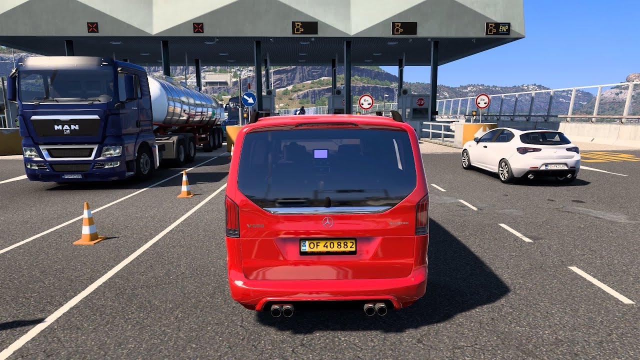 Mercedes-Benz W447 V-Class | Euro Truck Simulator 2 | ETS2 1.57 Bus mods
