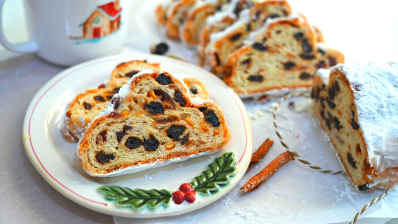 Best Christmas Fruit Bread Recipe | Easy Christmas Stollen Recipe | Christstollen | Stollen Bread