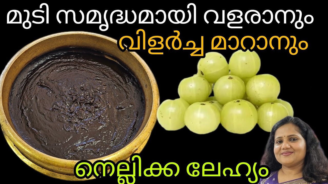 💯 രോഗ പ്രതിരോധ ശക്തി വർധിപ്പിക്കാനും തലമുടി ഇടതൂർന്ന് വളരാനും 👌/ Nellikka lehyam / Gooseberry lehyam