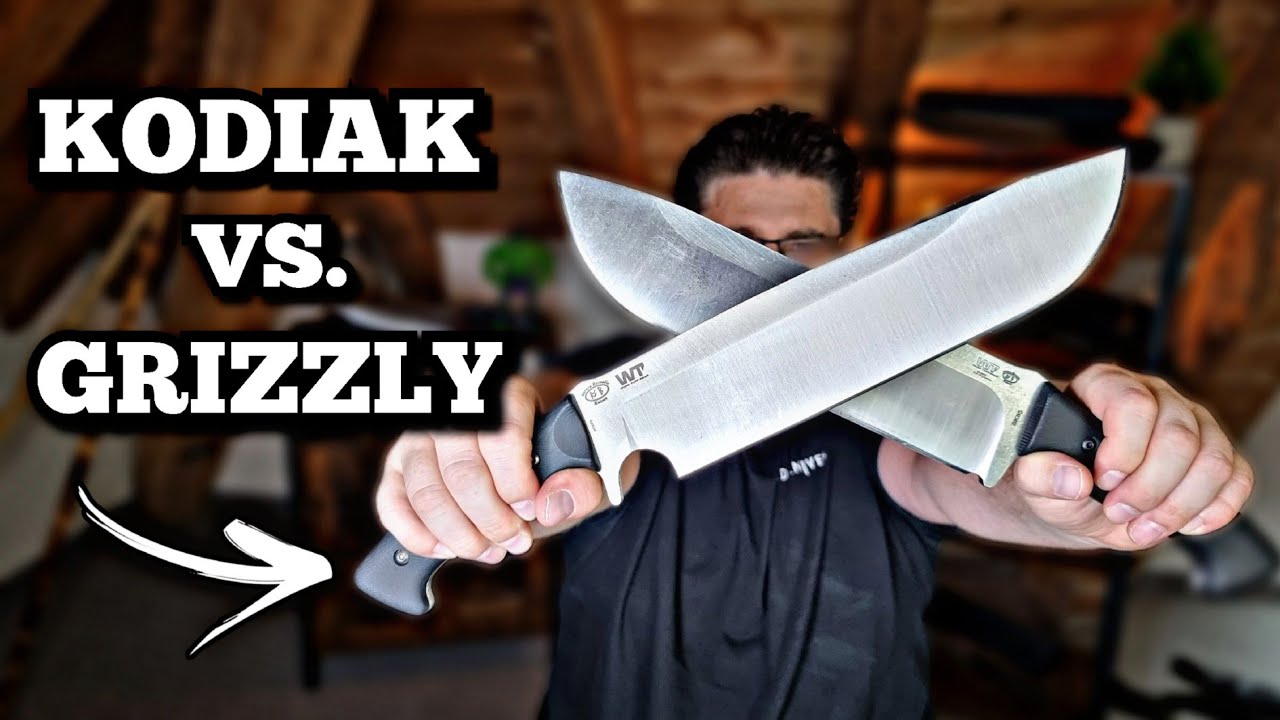 Work Tuff Gear: Kodiak VS. Grizzly - Der grosse Outdoor Messer Vergleich