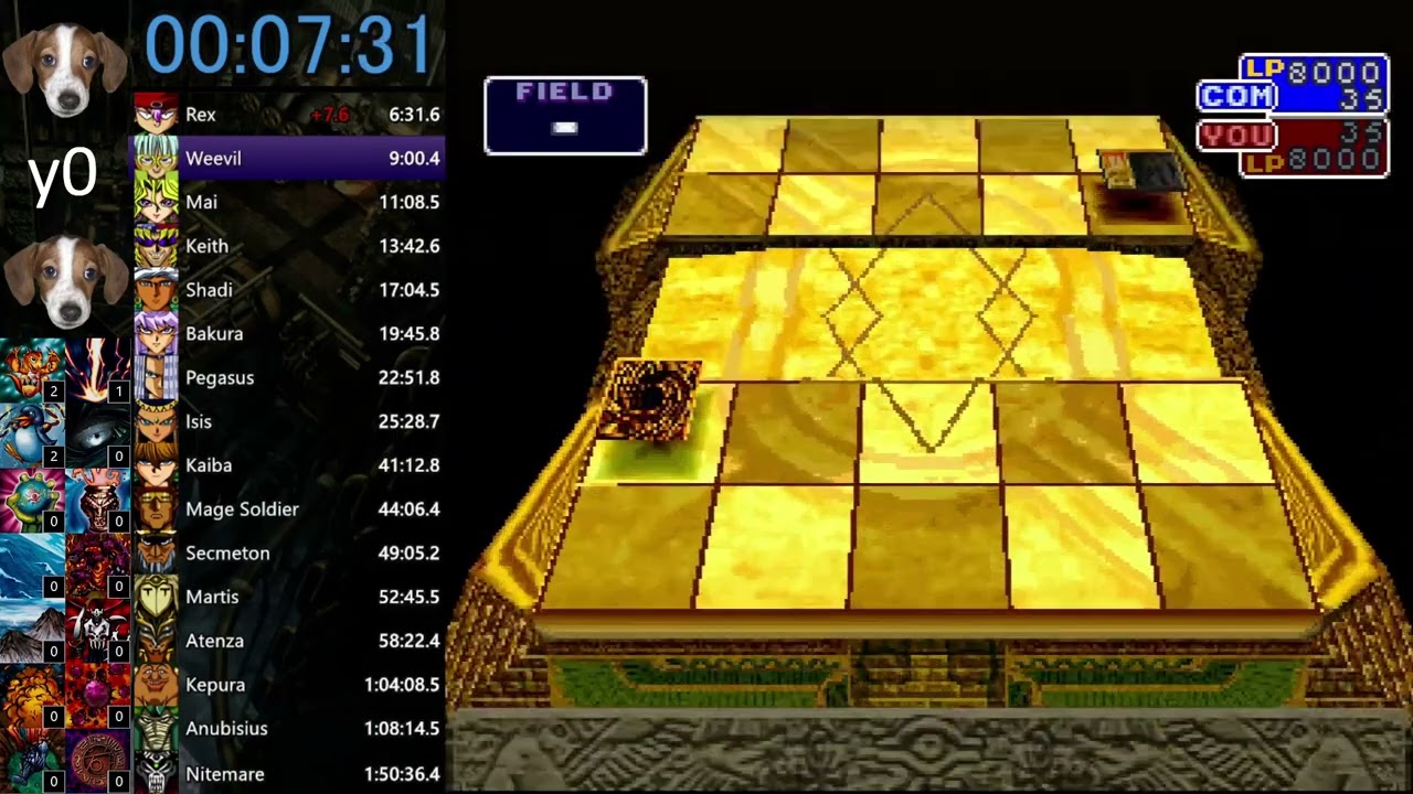 Yu-Gi-Oh! Forbidden Memories - (15 Card) Speedrun in 1:30:40