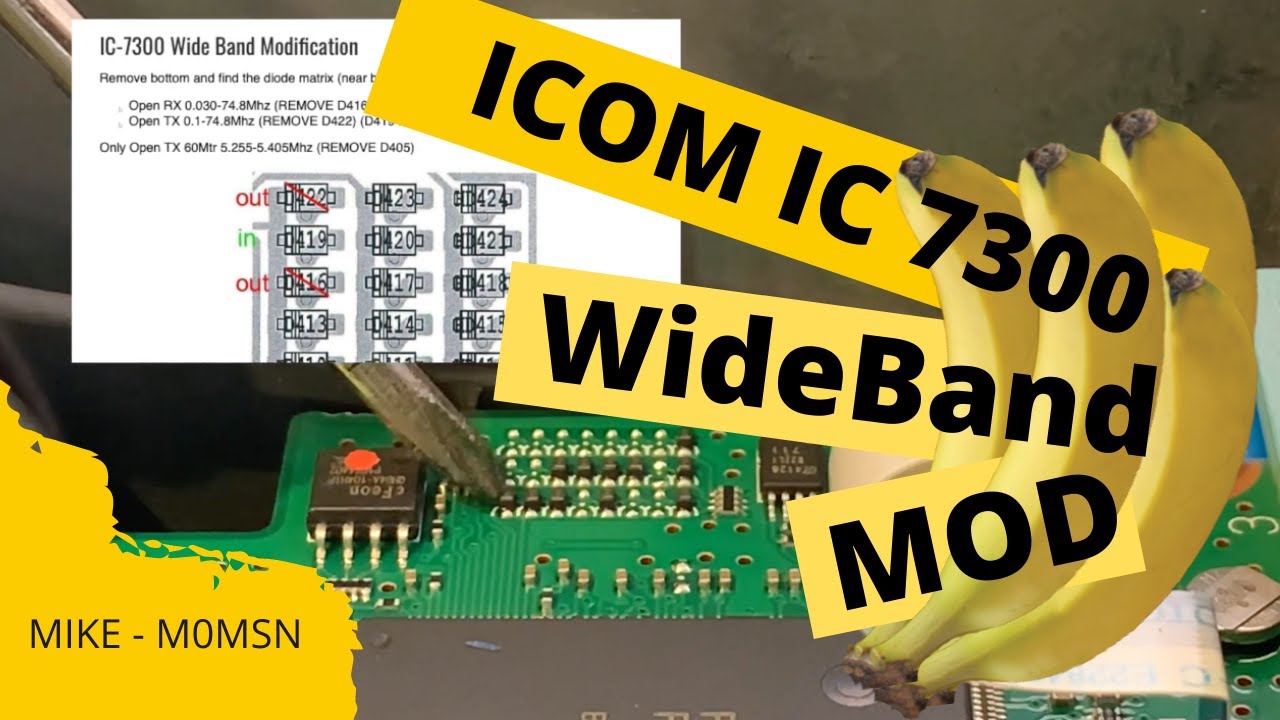 Любительское радио: широкополосный ICOM IC7300. MARS Mod. 2 из 2
