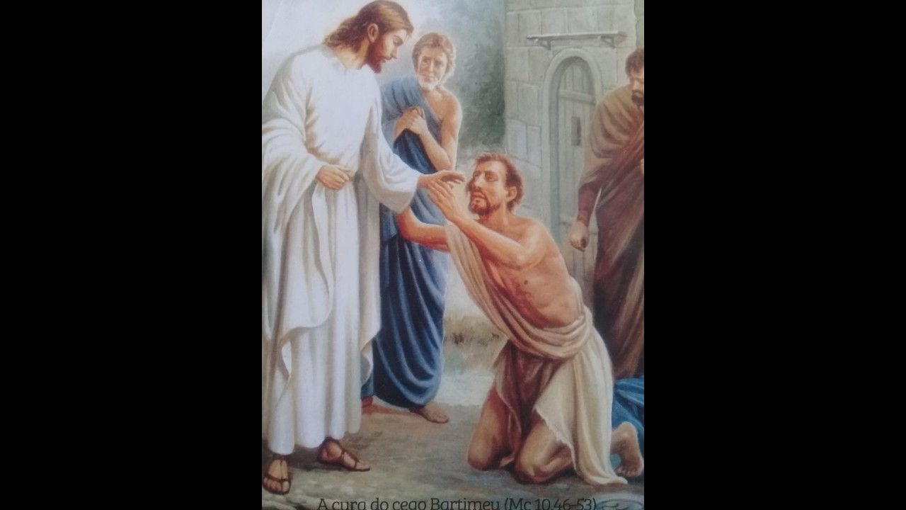 Jesus abre os olhos da fé e da esperança.