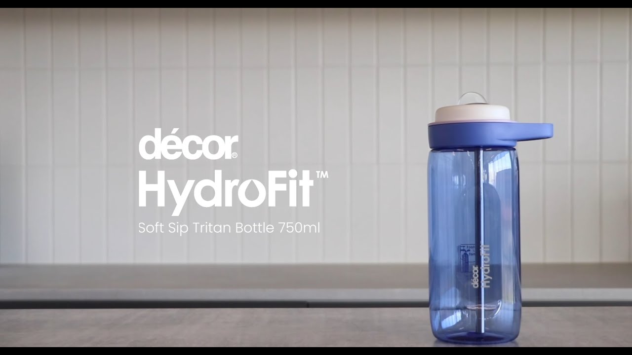 Decor HydroFit Soft Sip Tritan Bottle 750ml Care and Usage Guide