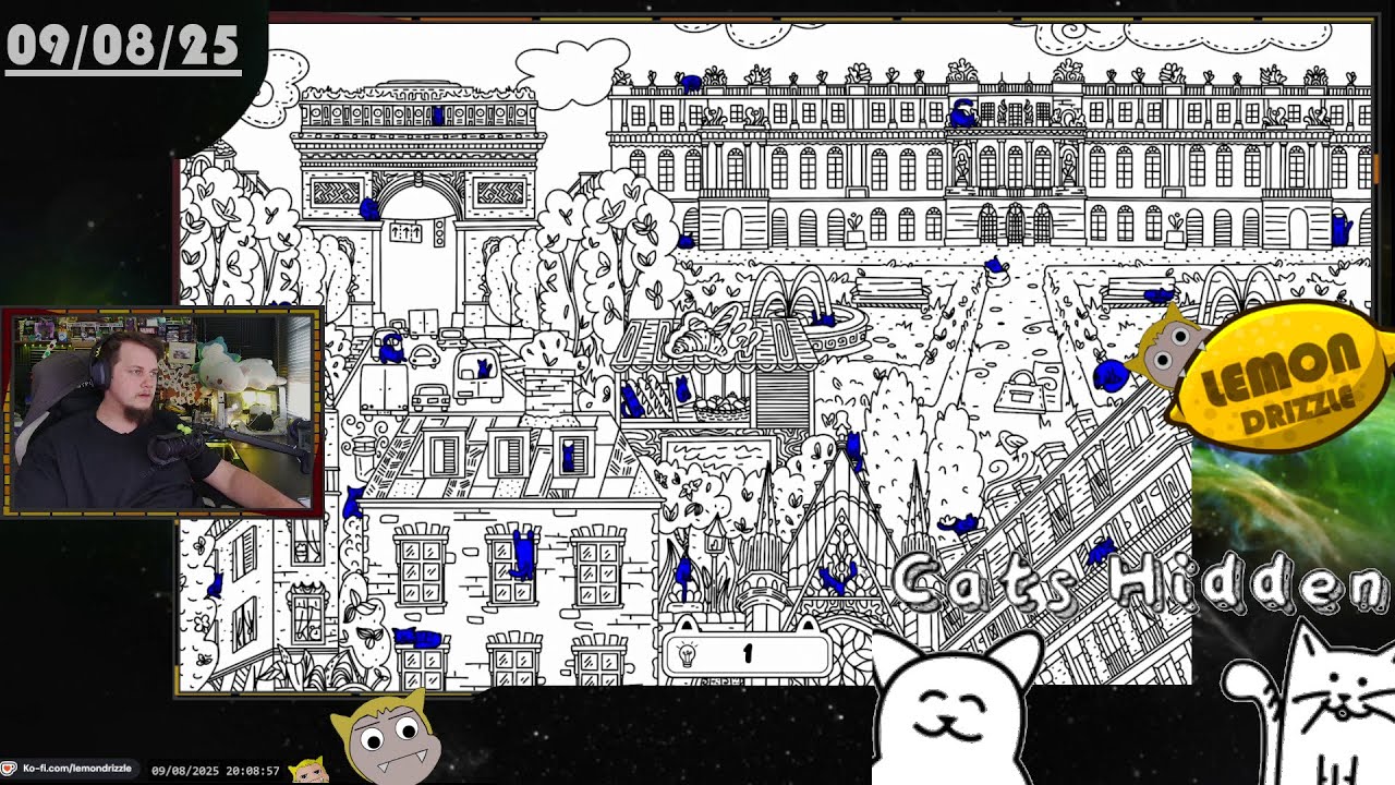 How do I stream again - Cats Hidden games - 09/08/25