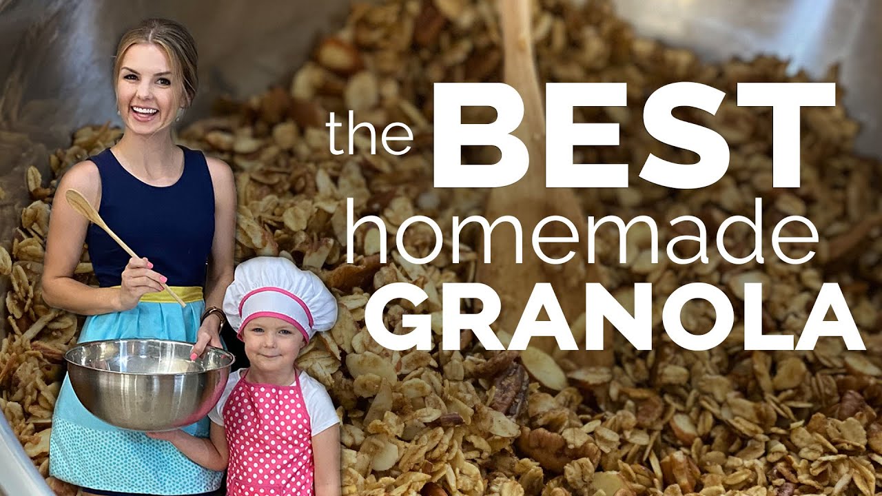 The BEST homemade GRANOLA recipe | Mother-daughter cooking!