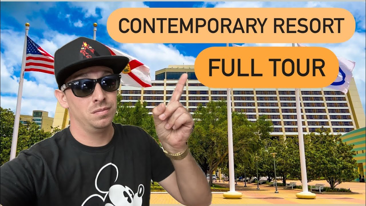Full Tour of Walt Disney World Contemporary Resort | Grounds, Pools, and Restaurants!