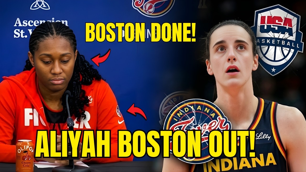 ALIYAH BOSTON’S SEASON-ENDING INJURY SHOCKS TEAM USA & CAITLIN CLARK