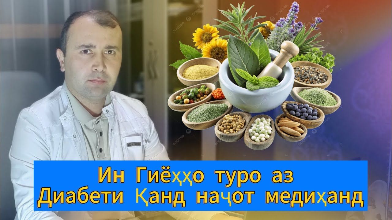 Гиёҳҳое, ки барои табобати Диабети Қанд истифода мешаванд.| Доктор Искандаров М.Н 