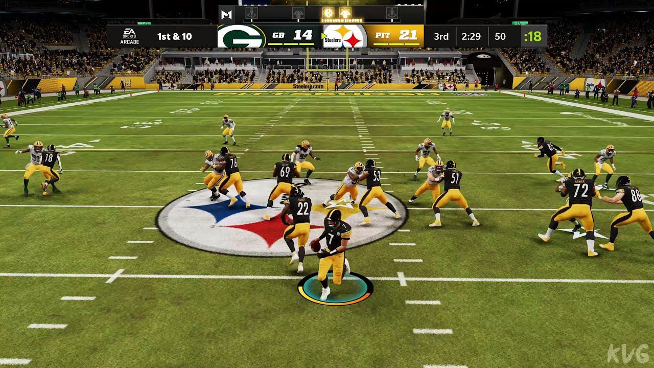 Madden NFL 22 - Green Bay Packers vs Pittsburgh Steelers ​- Gameplay (PS5 UHD) [4K60FPS]