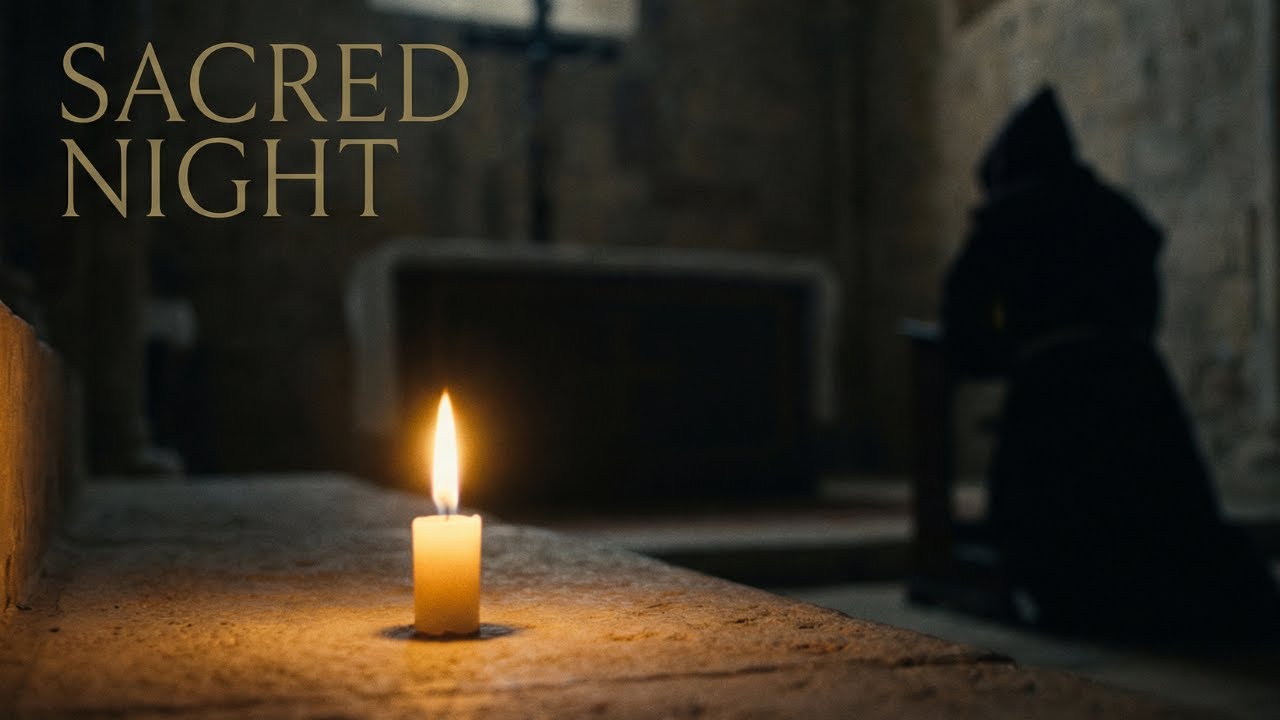 Ambient Sacred Night | Dark Gregorian Chant for Deep Meditation, Rest & Sleep