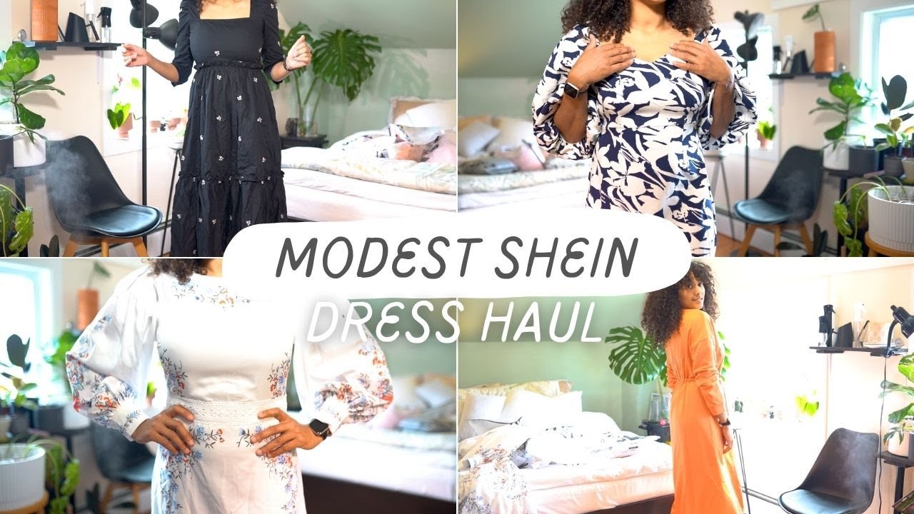 MODEST SHEIN SPRING/SUMMER DRESSES HAUL