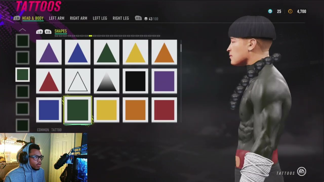 BEST CAF BUILD ON UFC! HOW TO MAKE ROCK LEE IN UFC