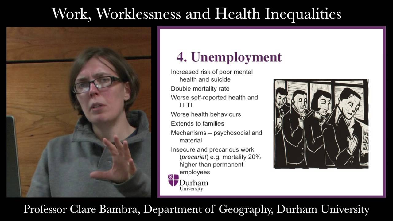 Work, Worklessness and Health Inequalities