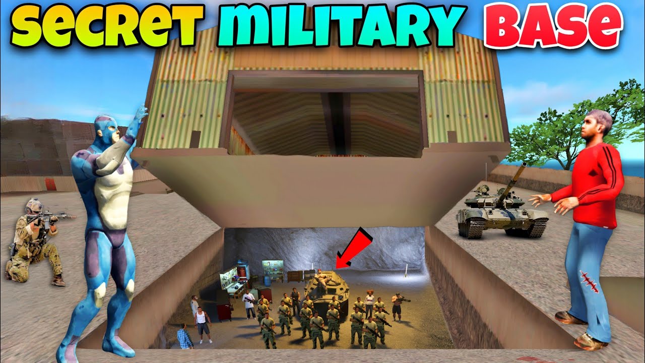 Rope Hero Found Secret Military Base In Vice Town | Rope Hero Vice Town | Junnu Malik Gaming