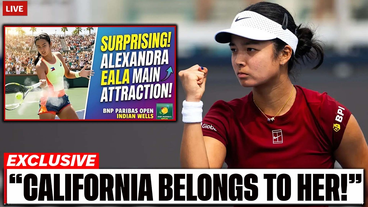 ALEXANDRA EALA SHOCKS INDIAN WELLS! 🔥 The New Queen of the BNP Paribas Open