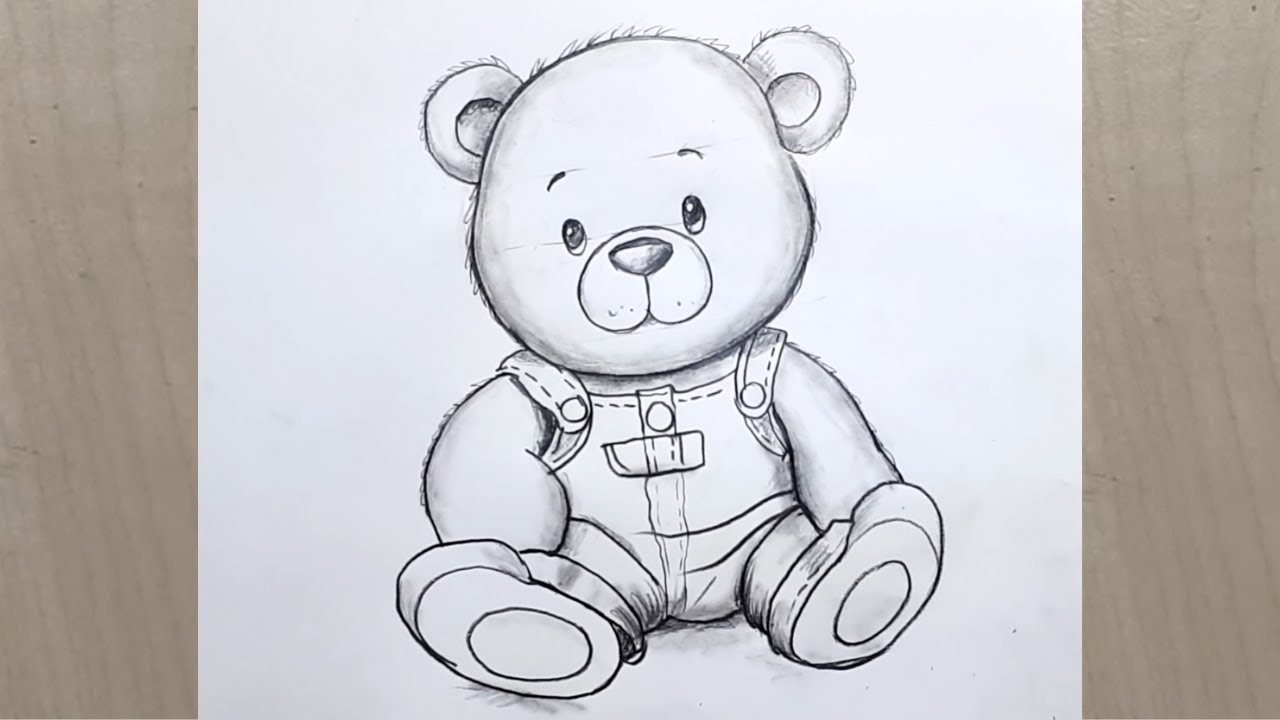 Çok Kolay Oyuncak Ayı Çizimi | Ayıcık Nasıl Çizilir | Çizime Yeni Başlayanl İçin |  Simple Drawings