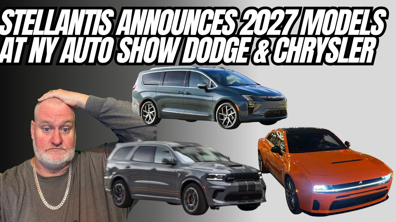 Stellantis Dodge & Chrysler анонсировали модели 2027 года на автосалоне в Нью-Йорке, CUDA?