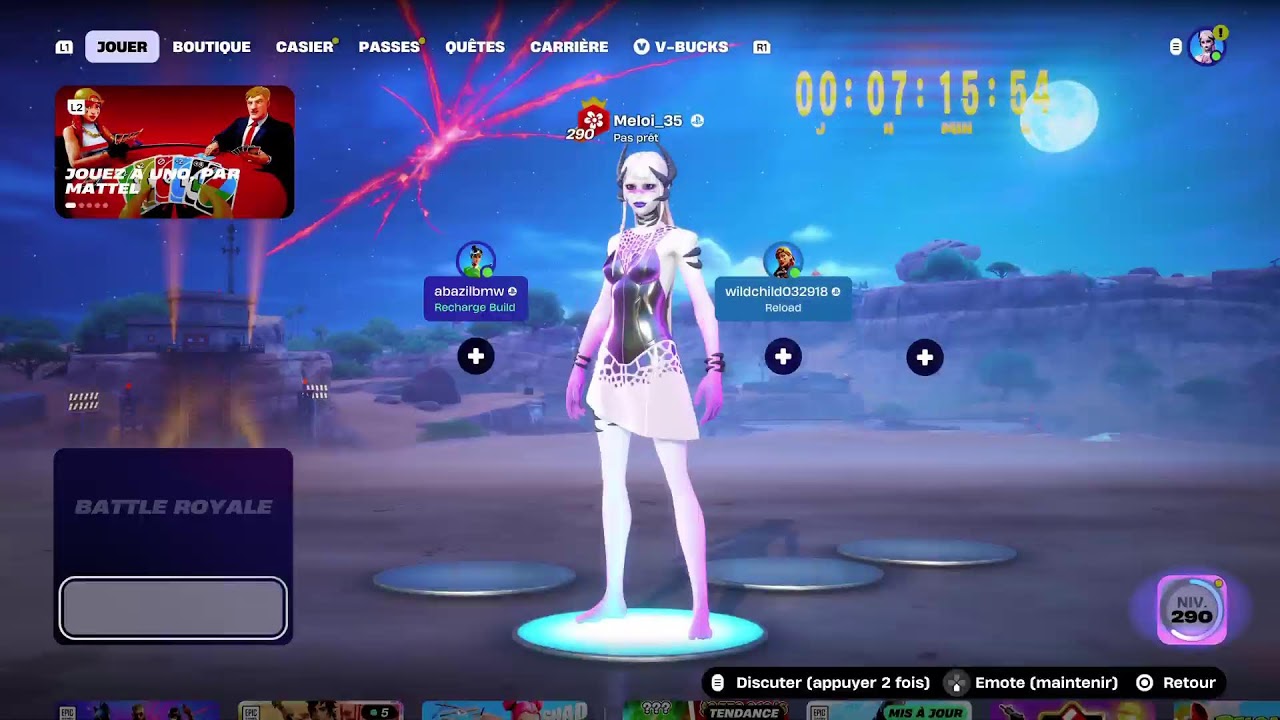 Fortnite live ps5 push unreal recharge