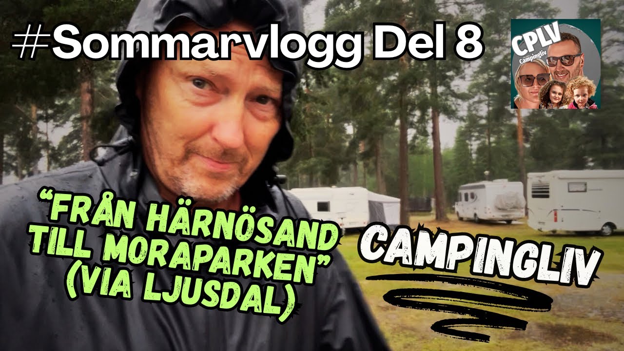 Sommarvlogg Del 8. Från Sälsten till Moraparken (via Ljusdal)
