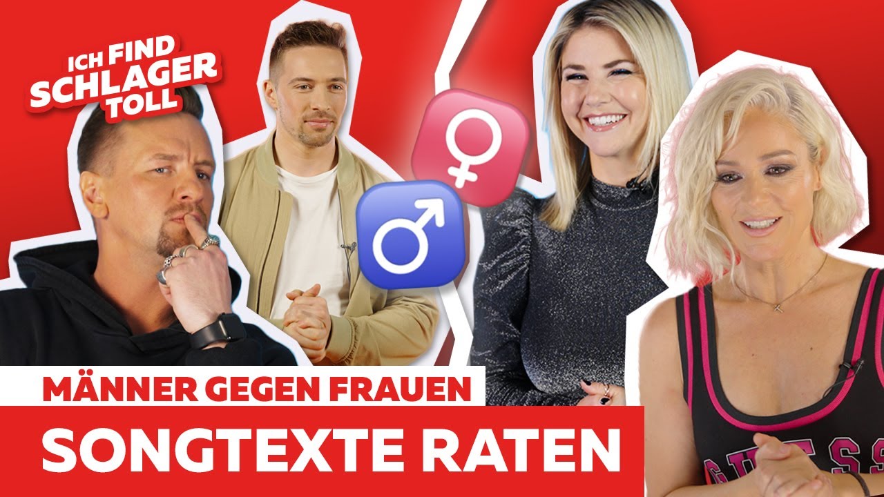 Männer gegen Frauen 🚹 🚺 , wer schlägt sich besser?| Songtexte raten | Stars & Stories