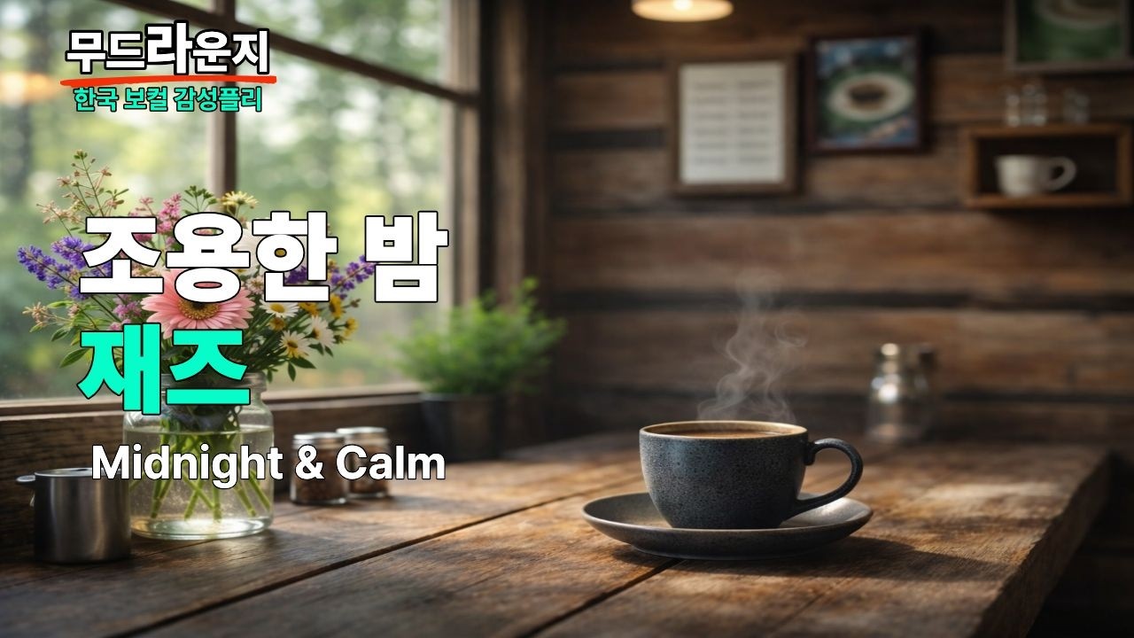 🌙 Спокойная ночь, расслабляющий корейский вокальный джаз | Midnight & Calm Jazz [playlist] #Джаз